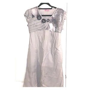 Gray Maternity Dress